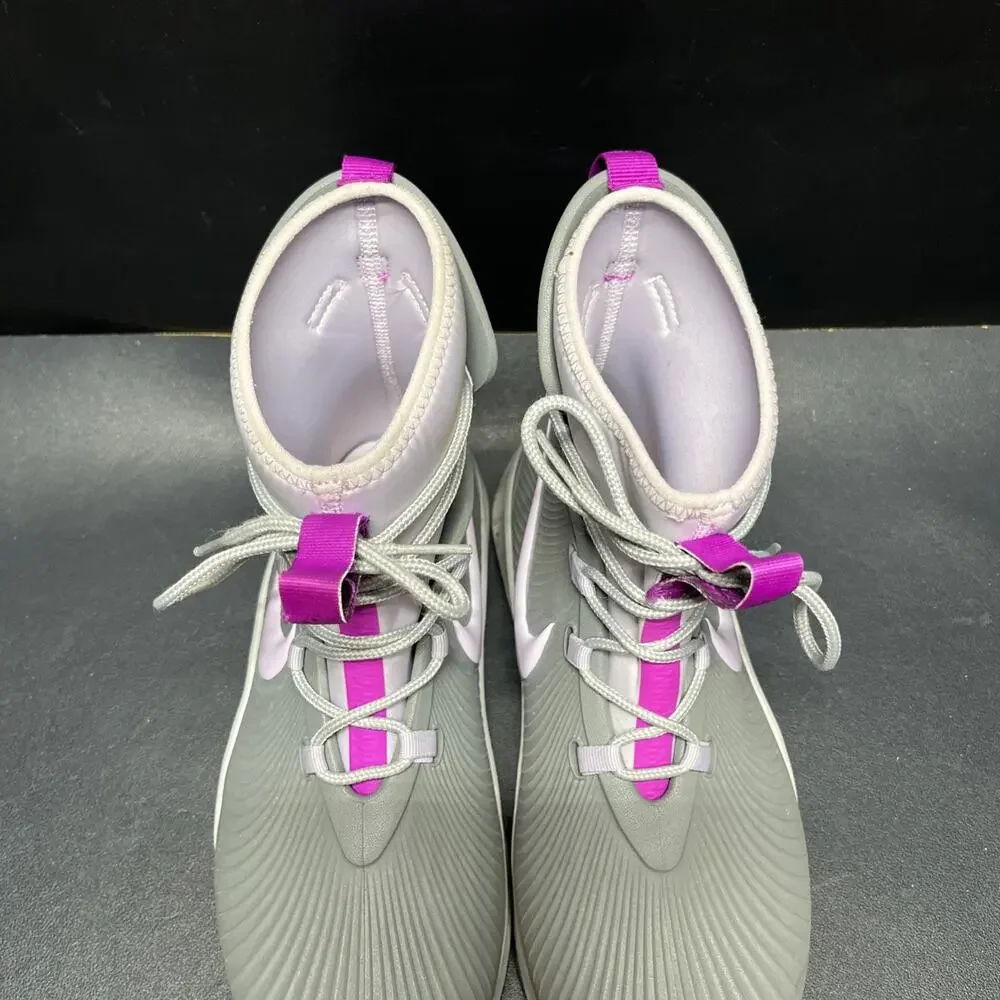 Nike Binzie Boot Smoke Grey Size 5Y Violet Frost BQ5380-003